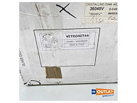 Glass design ø 40 cm washbasin glass brons - afbeelding 4 van  4