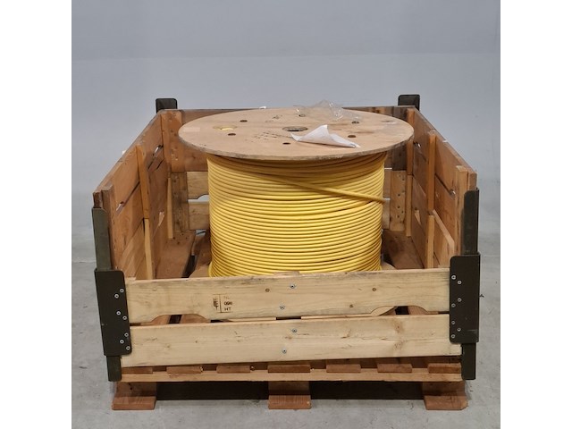 Glasvezel kabel op houten haspel, leoni, gigaline - afbeelding 1 van  6