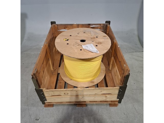 Glasvezel kabel op houten haspel, leoni, gigaline - afbeelding 2 van  6