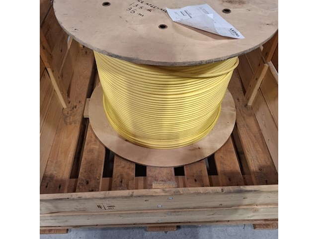 Glasvezel kabel op houten haspel, leoni, gigaline - afbeelding 3 van  6