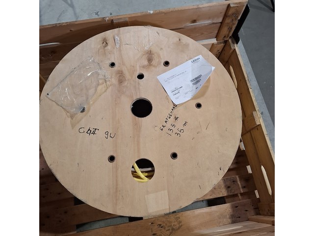 Glasvezel kabel op houten haspel, leoni, gigaline - afbeelding 4 van  6