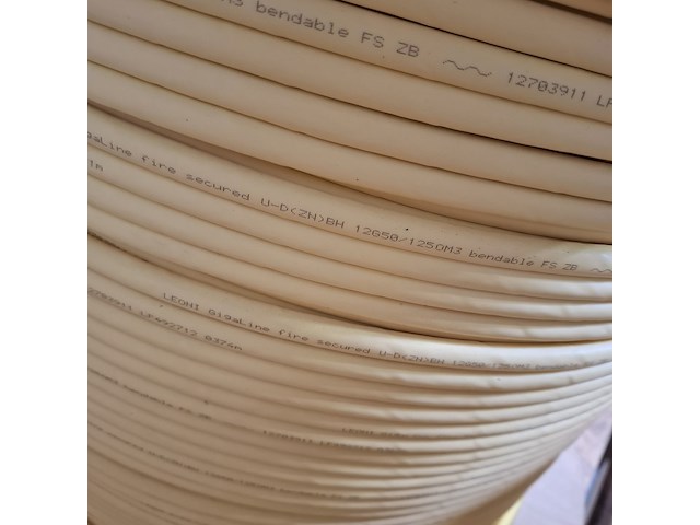 Glasvezel kabel op houten haspel, leoni, gigaline - afbeelding 6 van  6