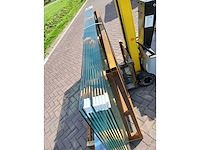 Glaswand (helder veiligheids glas) 2.5m hoog x 5m lang - afbeelding 4 van  14