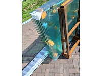 Glaswand (helder veiligheids glas) 2.5m hoog x 5m lang - afbeelding 14 van  14