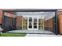Glaswand (helder veiligheids glas) 2.5m hoog x 5m lang - afbeelding 3 van  7