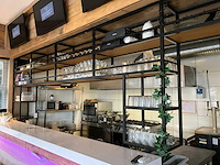 Glazen- en flessen rek staal