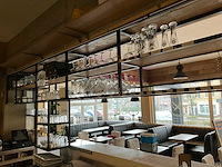 Glazen- en flessen rek staal - afbeelding 4 van  6