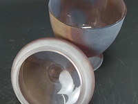 Glazen dekselvaas - afbeelding 4 van  5