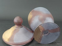 Glazen dekselvaas - afbeelding 5 van  5