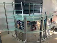 Glazen design barmeubel 4-delig - afbeelding 2 van  5