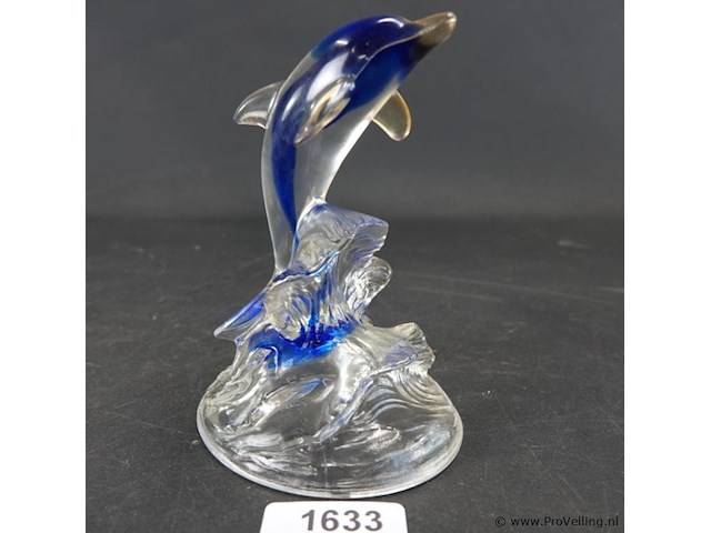 Glazen dolfijn - afbeelding 1 van  5
