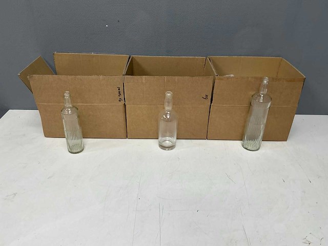 Glazen fles (18x) - afbeelding 2 van  9