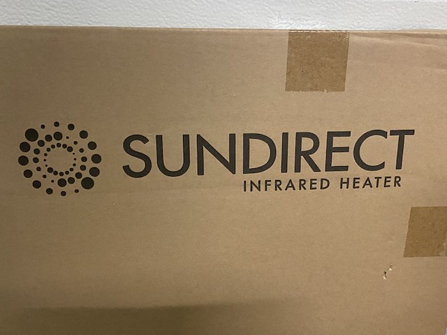 Glazen infraroodpaneelverwarming 350 watt, sun direct, gd350, wit - afbeelding 5 van  5