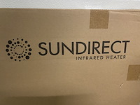 Glazen infraroodpaneelverwarming 350 watt, sun direct, gd350, wit - afbeelding 5 van  5