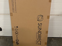 Glazen infraroodpaneelverwarming 500 watt, sun direct, gd500, wit - afbeelding 2 van  5