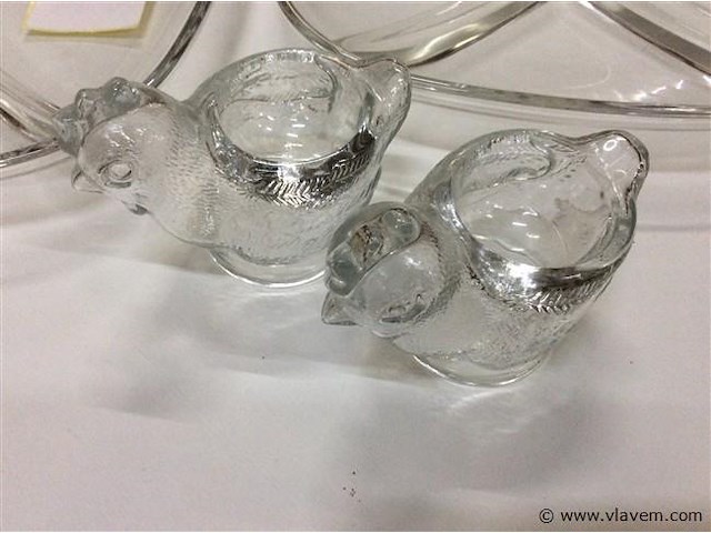 Glazen items + - afbeelding 3 van  3