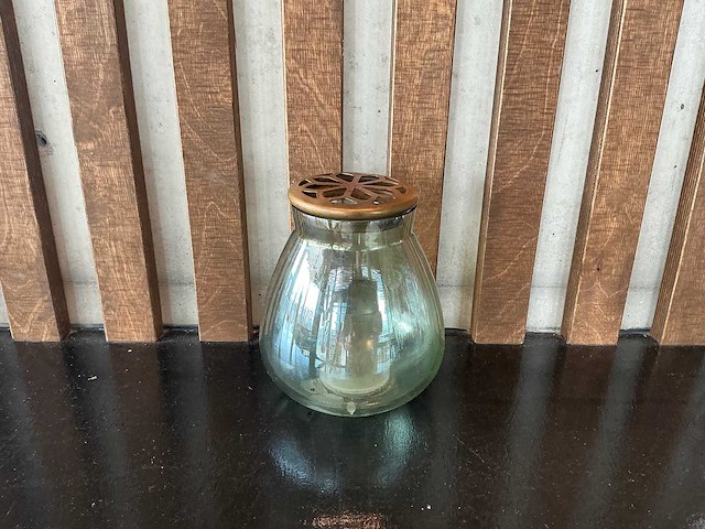 Glazen kaarsenhouder (7x) - afbeelding 1 van  1