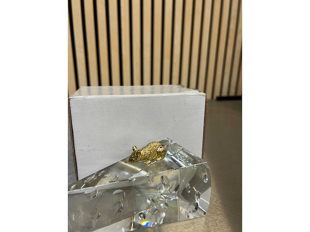 Glazen kaas met muis 12x5,5 cm (166x) - afbeelding 4 van  4