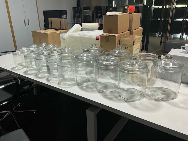 Glazen pot (24x) - afbeelding 1 van  4