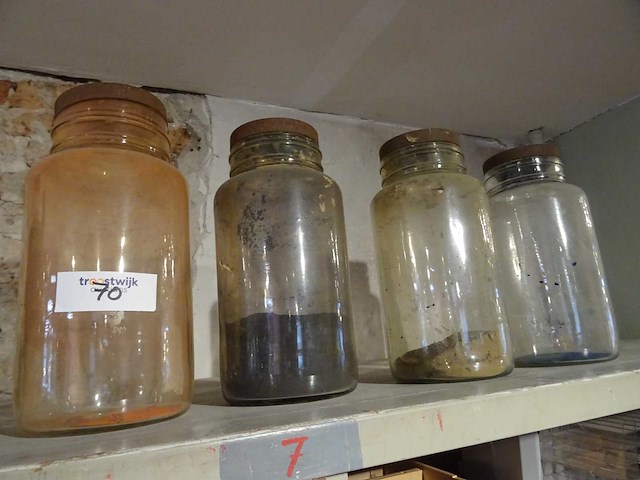 Glazen pot (7x) - afbeelding 3 van  3