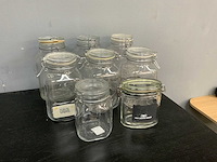 Glazen pot (8x) - afbeelding 1 van  6