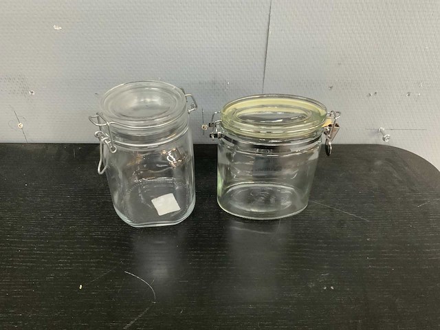Glazen pot (8x) - afbeelding 5 van  6
