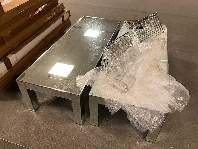 Glazen salontafel (3x) - afbeelding 2 van  3