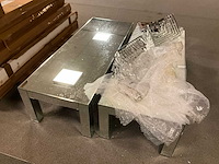 Glazen salontafel (3x) - afbeelding 2 van  3
