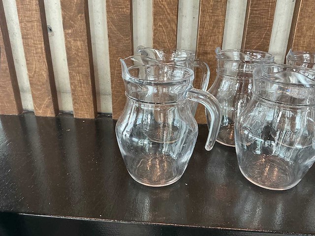 Glazen schenkkan (6x) - afbeelding 2 van  2