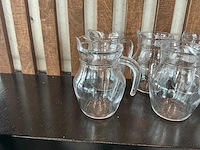 Glazen schenkkan (6x) - afbeelding 2 van  2