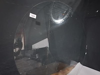 Glazen tafelblad ø 125cm - afbeelding 1 van  2