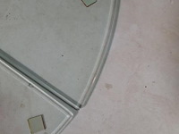 Glazen tafelblad ø 84cm - afbeelding 3 van  3