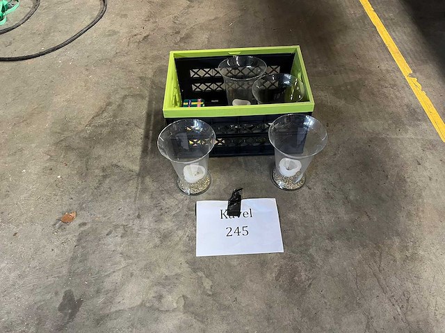 Glazen vaas (4x) - afbeelding 3 van  5