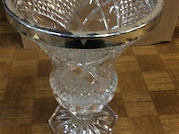 Glazen vaas ( kristal?) - afbeelding 1 van  4