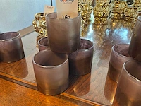 Glazen vaasjes (3x)