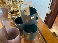 Glazen vaasjes (4x) - afbeelding 2 van  2