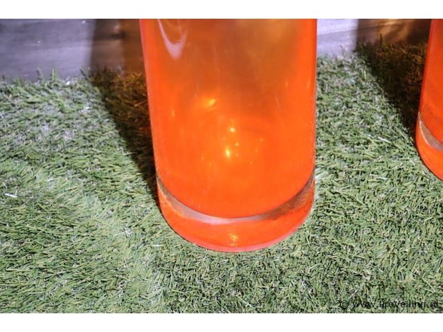 Glazen vazen - ø 12cm x 97cm (h - set van 2 stuks - afbeelding 3 van  3