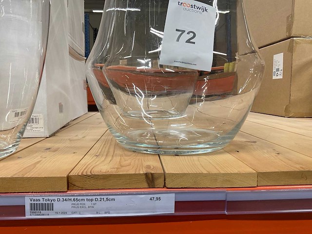 Glazen vazen, bakken, schalen - afbeelding 23 van  23