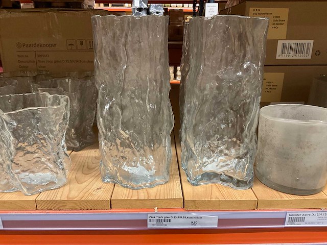 Glazen vazen, potten, cilinders - afbeelding 9 van  22
