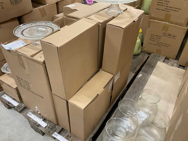 Glazen vazen, taartplateau’s - afbeelding 4 van  17