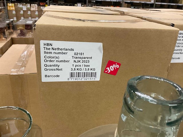 Glazen vazen, windlichten - afbeelding 5 van  23