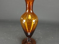 Glazen voetvaas - afbeelding 2 van  5