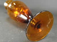 Glazen voetvaas - afbeelding 5 van  5