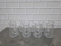 Glazen water schenkkan (9x) - afbeelding 1 van  4