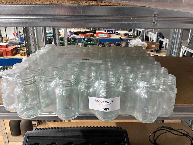 Glazenpot 100ml (63x) - afbeelding 1 van  2