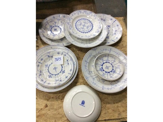 Gleiswerk blauw divers - afbeelding 1 van  2