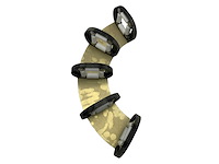 Glendinning marine cablemaster guide rolls bar - 04063 - afbeelding 1 van  5