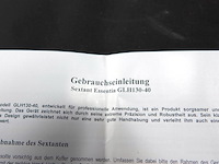 Glh130-40 mariene sextant van zwart metaal - afbeelding 4 van  5