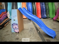 Glijbaan donkerblauw - lengte 220 cm - afbeelding 1 van  1