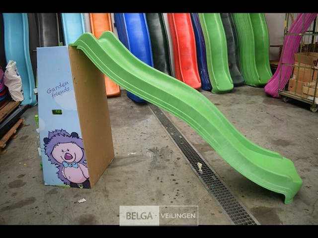 Glijbaan groen - lengte 220 cm - afbeelding 1 van  1
